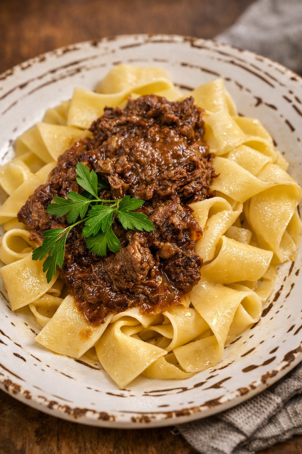 Pasta con Rabo deTorro