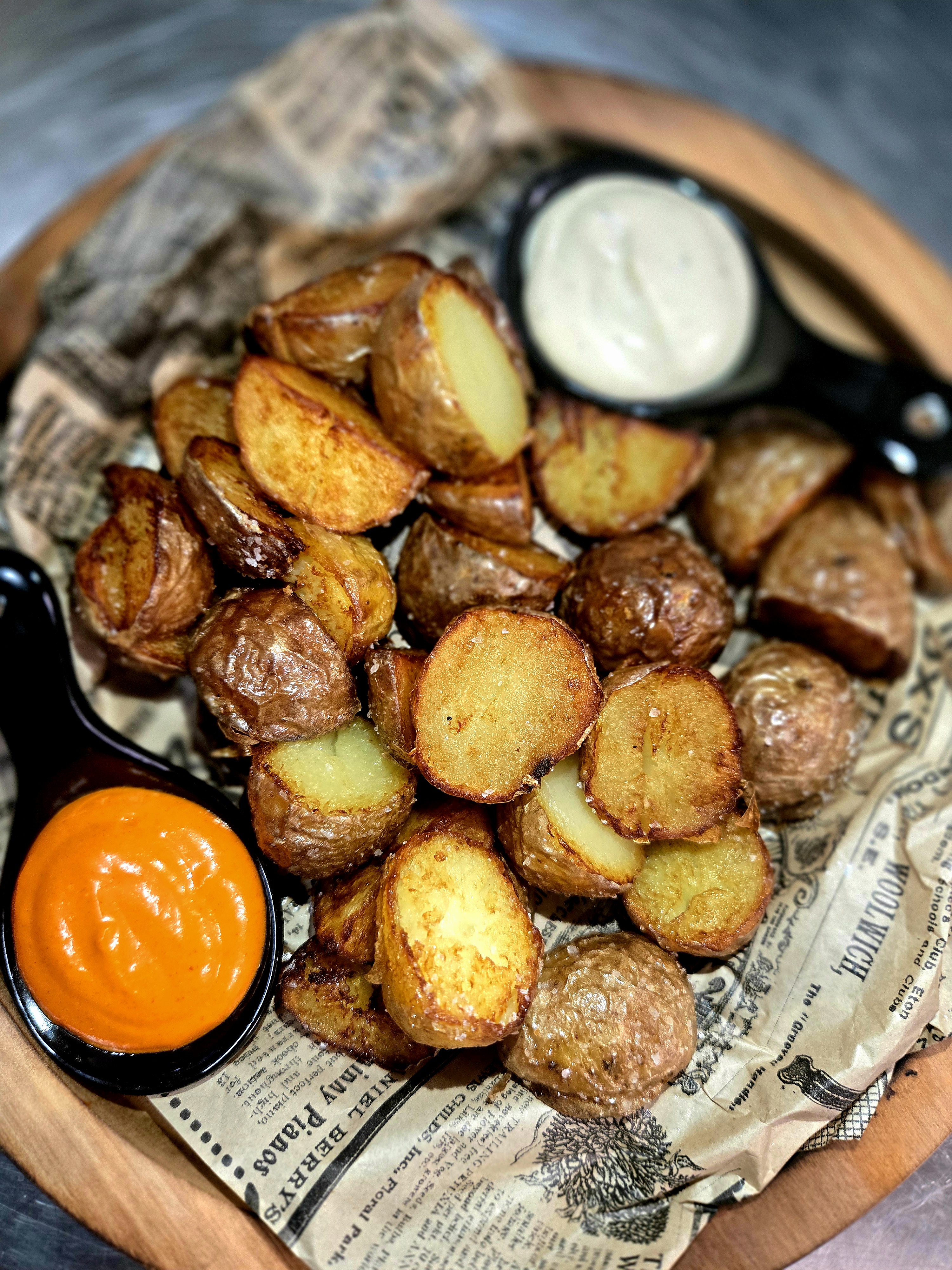 Patatas bravas en estilo de Morgan