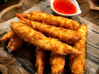 Langostinos Rebozados